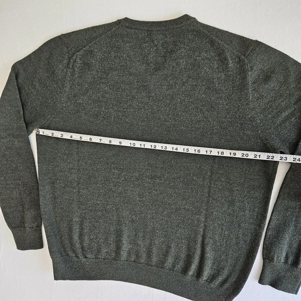 Thomas Dean Crew Neck Sweater Men's Wool Blend Size L Large